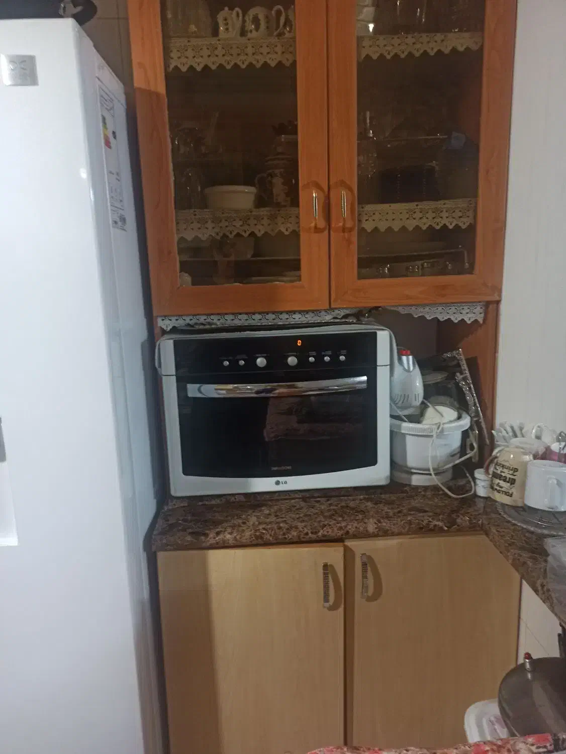 کابینت کامل بالا وپایین با هود و سینک.|مصالح و تجهیزات ساختمان|کرمان, |دیوار