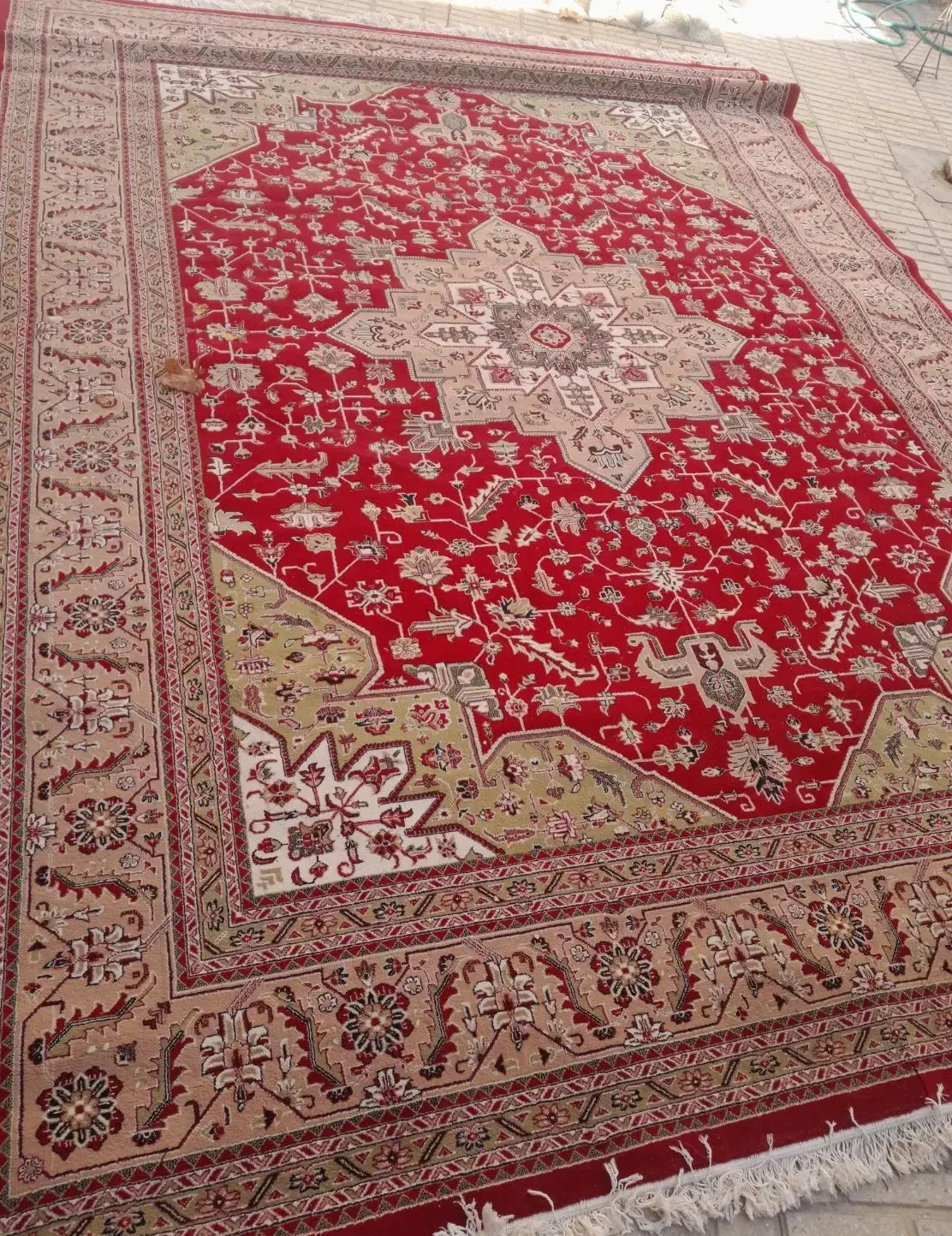 فرش ۱۲متری درحدنو تمام نخ|فرش|کرمانشاه, |دیوار