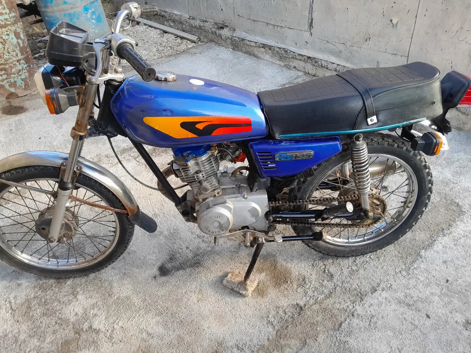 موتور ۱۲۵ مزاییده|موتورسیکلت|بندر ترکمن, |دیوار