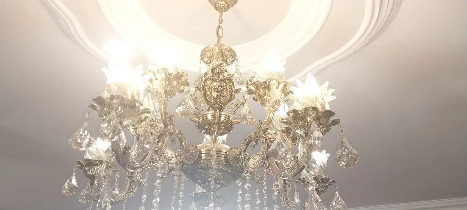 لوستر دو عدد|لوستر و چراغ آویز|خوی, |دیوار