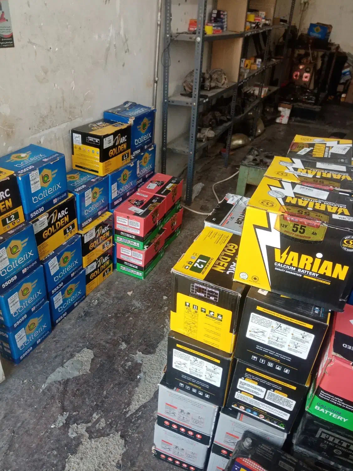 باطری فروشی ثابت وسیار سواری و سنگین|قطعات یدکی و لوازم جانبی|سبزوار, طبرسی (جعفرآباد)|دیوار