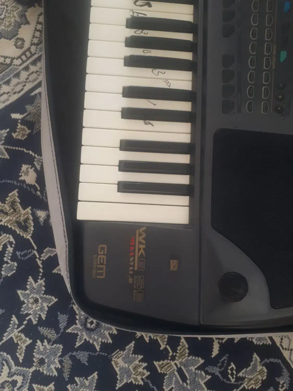 ارگ آموزشی GEm 8|پیانو، کیبورد، آکاردئون|بجنورد, |دیوار