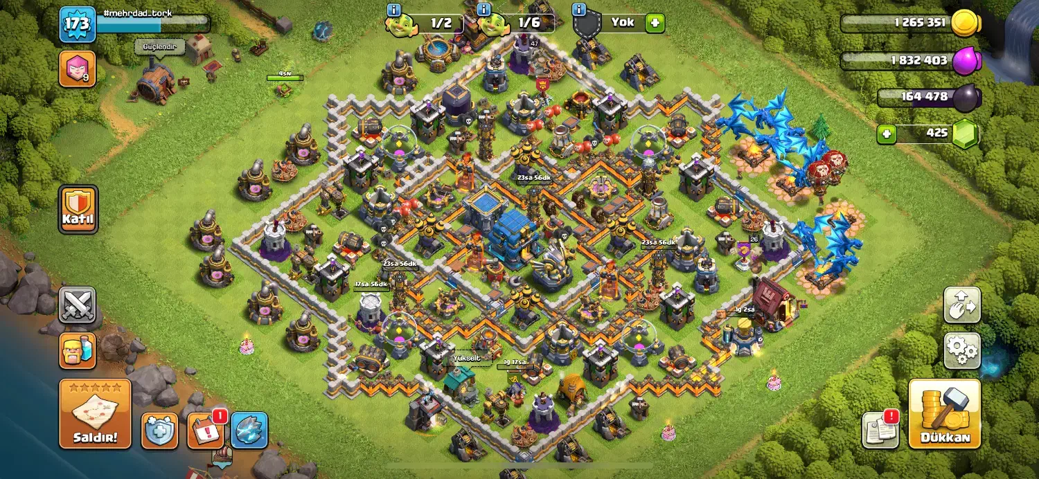 دو اکانت کلش اف کلنز|کنسول، بازی ویدئویی و آنلاین|بناب, |دیوار