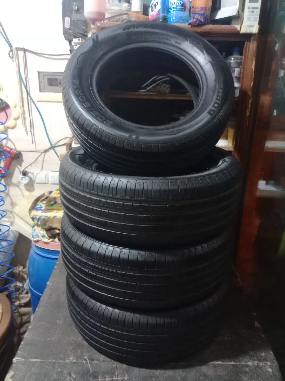 4 حلقه لاستیک در حد نو|قطعات یدکی و لوازم جانبی|رودسر, |دیوار