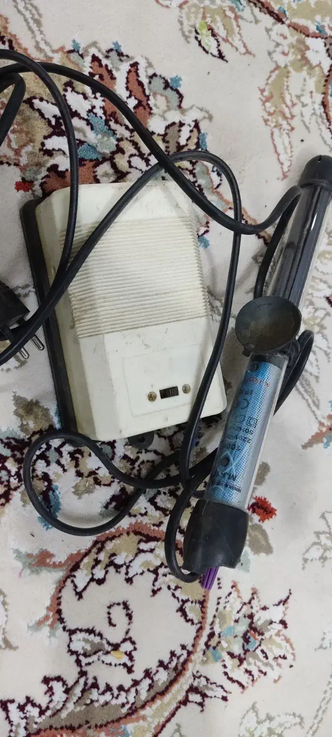 لوازم آکواریوم پمپ هوا بخاری تزئینات همه باهم|ماهی|مشهد, شهید رضوی|دیوار