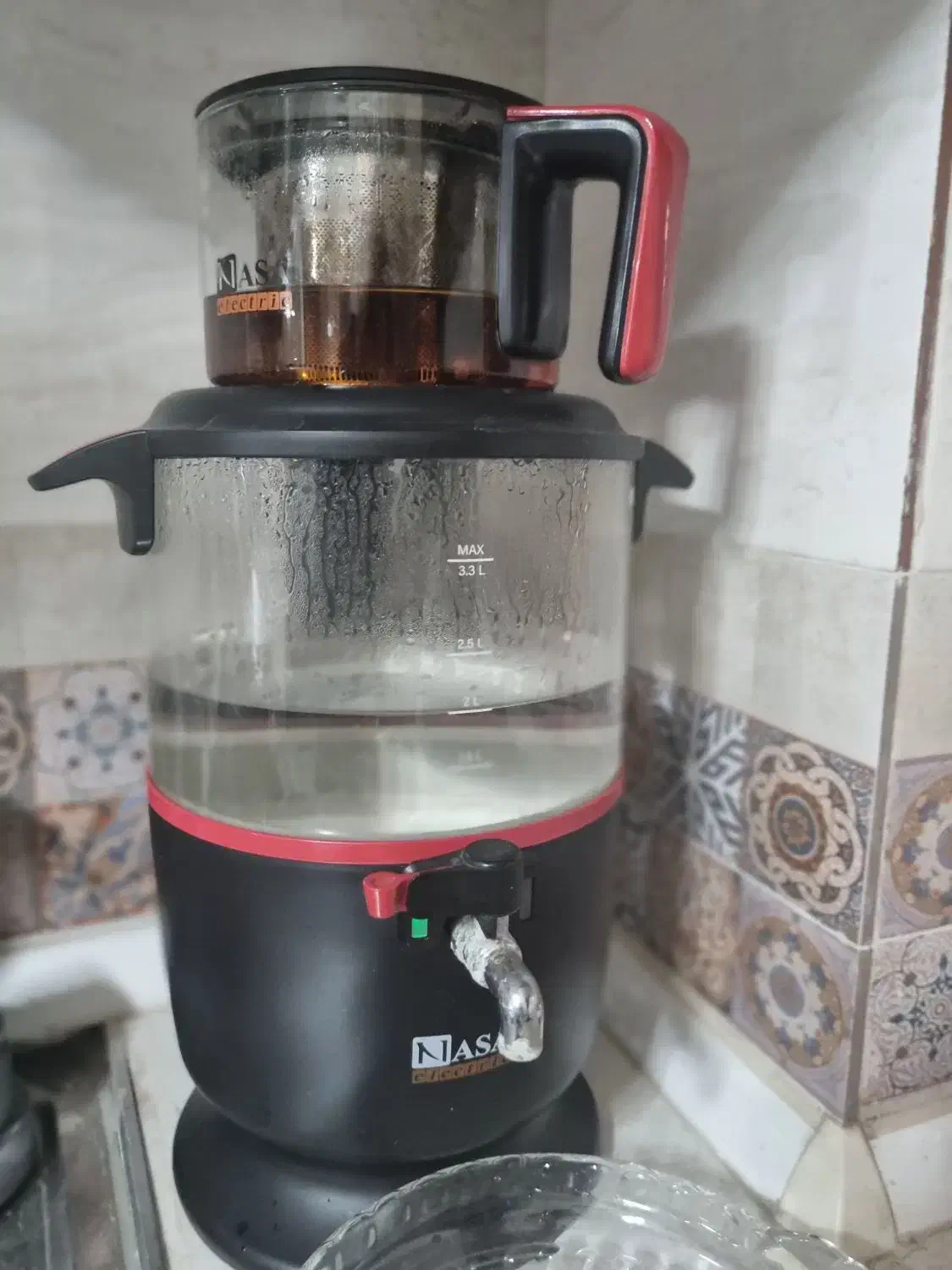 سماور برقی ناسا|سماور، چای‌ساز، قهوه‌ساز|اصفهان, باغ فدک|دیوار