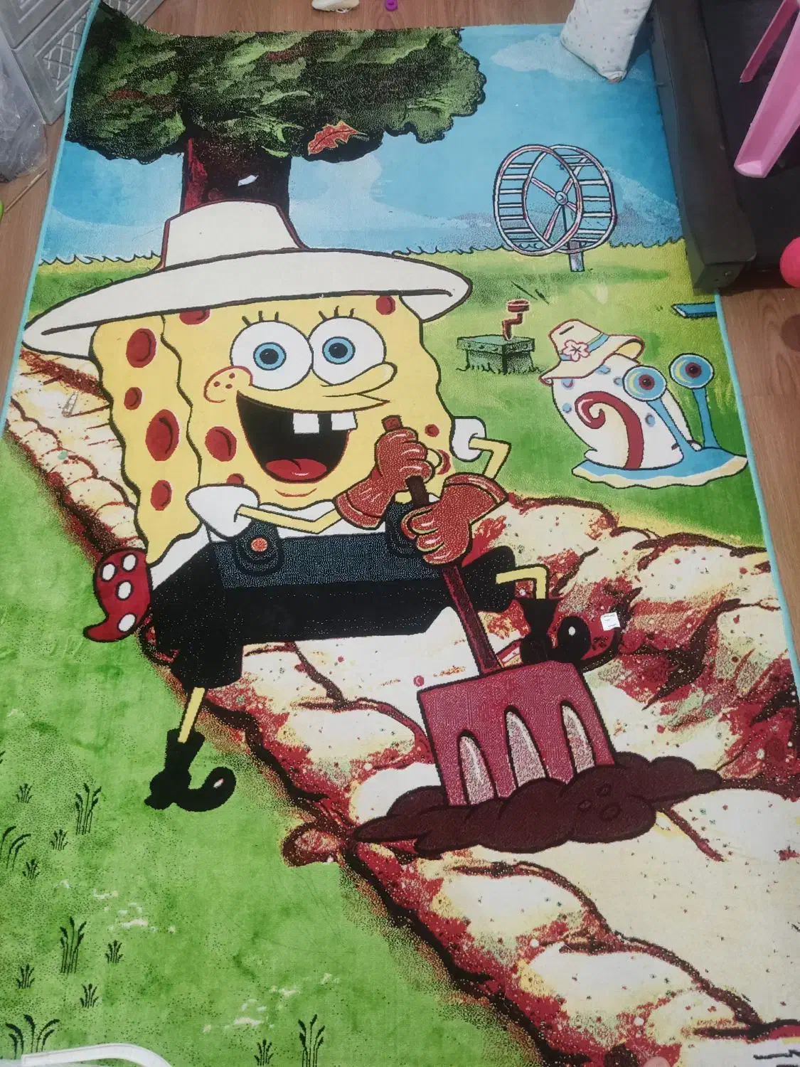 فرش و پرده کودکانه و ماشین|فرش|رباطکریم, مسکن مهر آبشناسان|دیوار