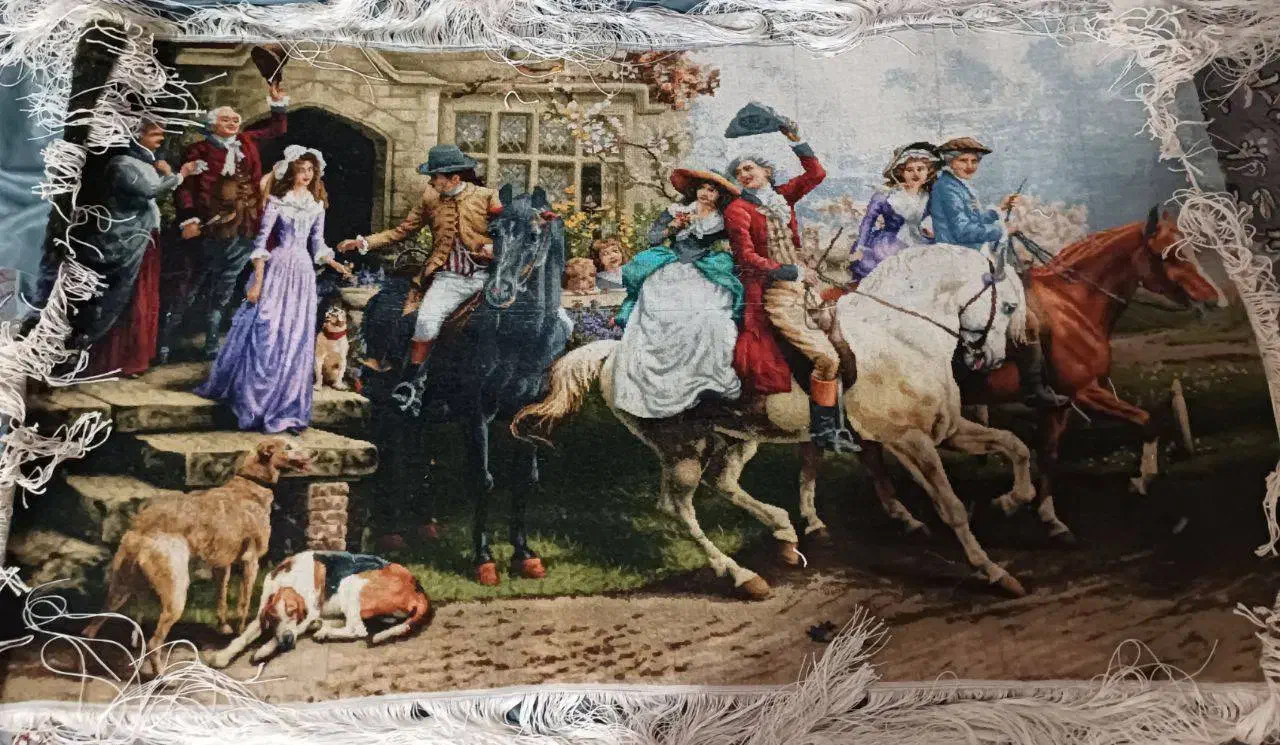 تابلو فرش دستباف بدرقه|تابلو فرش|تهران, حکیمیه|دیوار