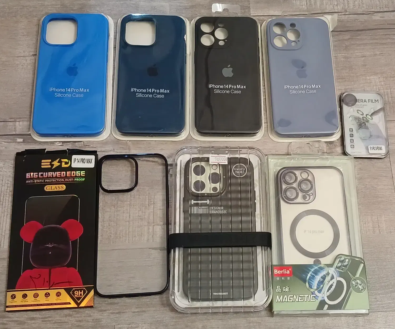 قاب و گلس و محافظ لنز ۱۴ پرومکس نو|لوازم جانبی موبایل و تبلت|رشت, کاکتوس|دیوار