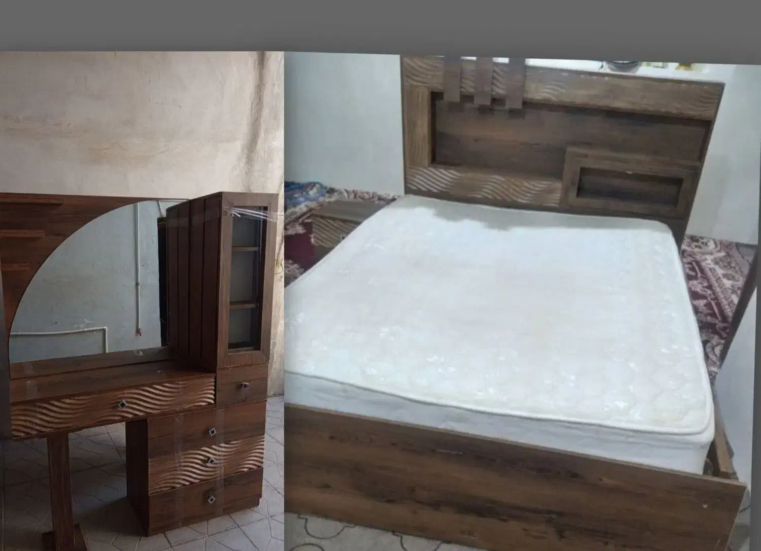 وسایل تمیز در حد نو به دلیل کمبود جا فروخته میشه|تخت و سرویس خواب|فارسان, |دیوار