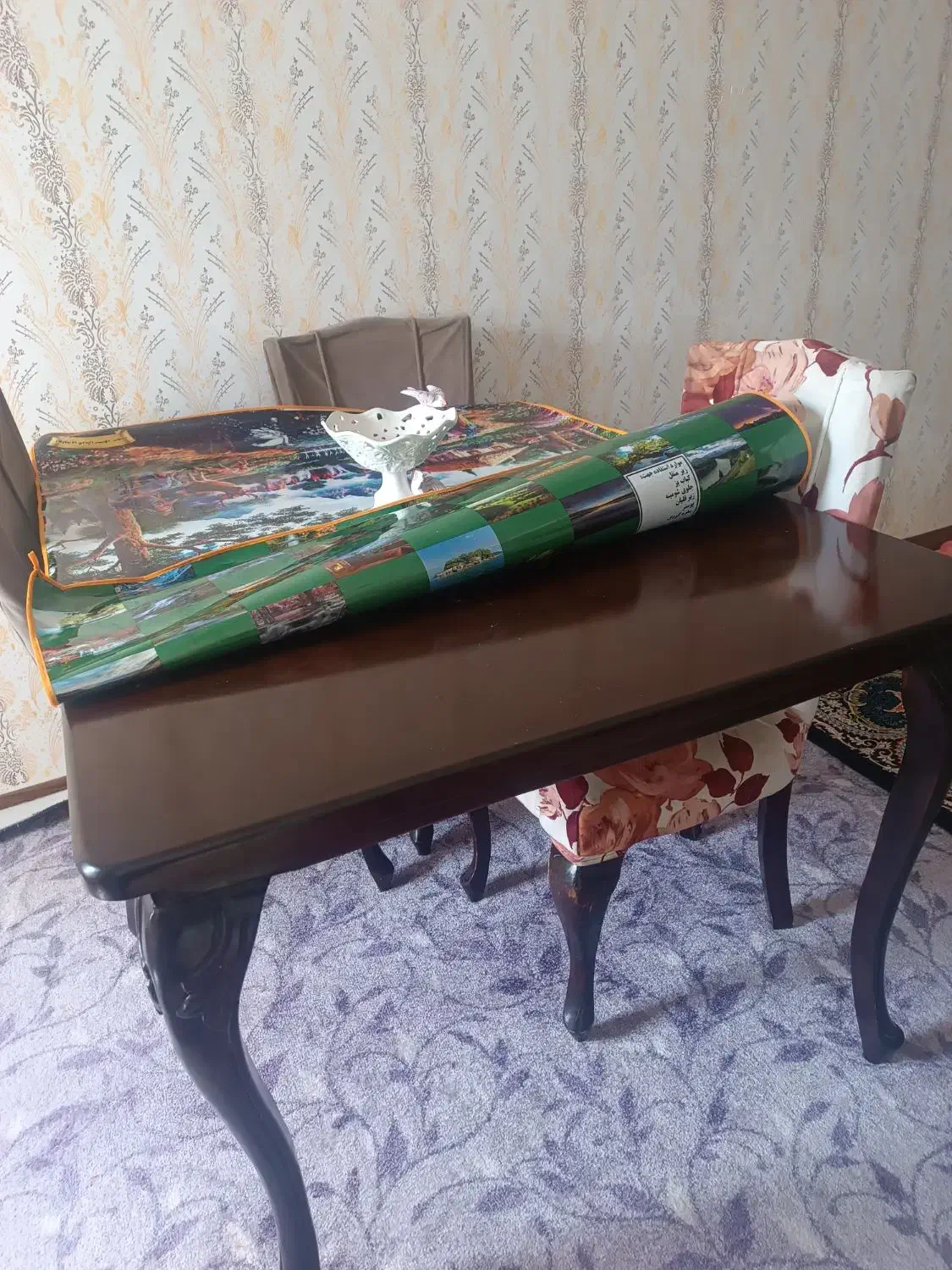 میز ناهارخوری چهار نفره|میز و صندلی غذاخوری|اشتهارد, |دیوار