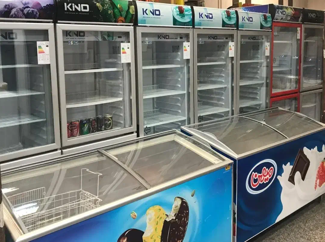 یخچال فریزر صنعتی ویترینی ایستاده|فروشگاه و مغازه|همدان, |دیوار