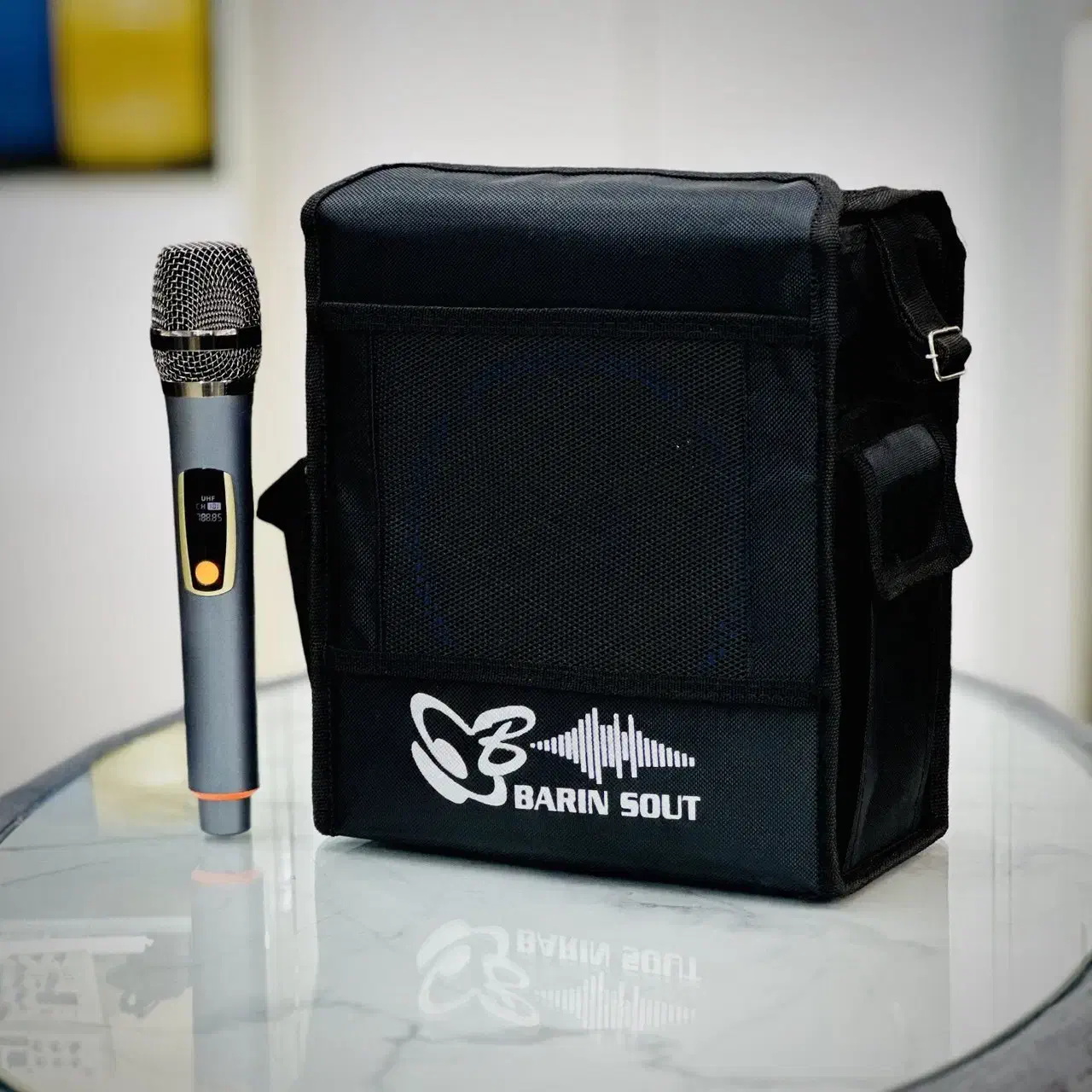 اکوهمراه برین صوت ۱۶۴۰ میکروفن بیسیم باند|سیستم صوتی خانگی|قم, چهار مردان|دیوار