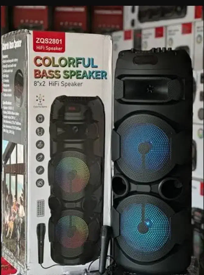 اسپیکر پارتی باکس و شارژی مدل 2801 ZQS|سیستم صوتی خانگی|مشهد, پنجتن|دیوار
