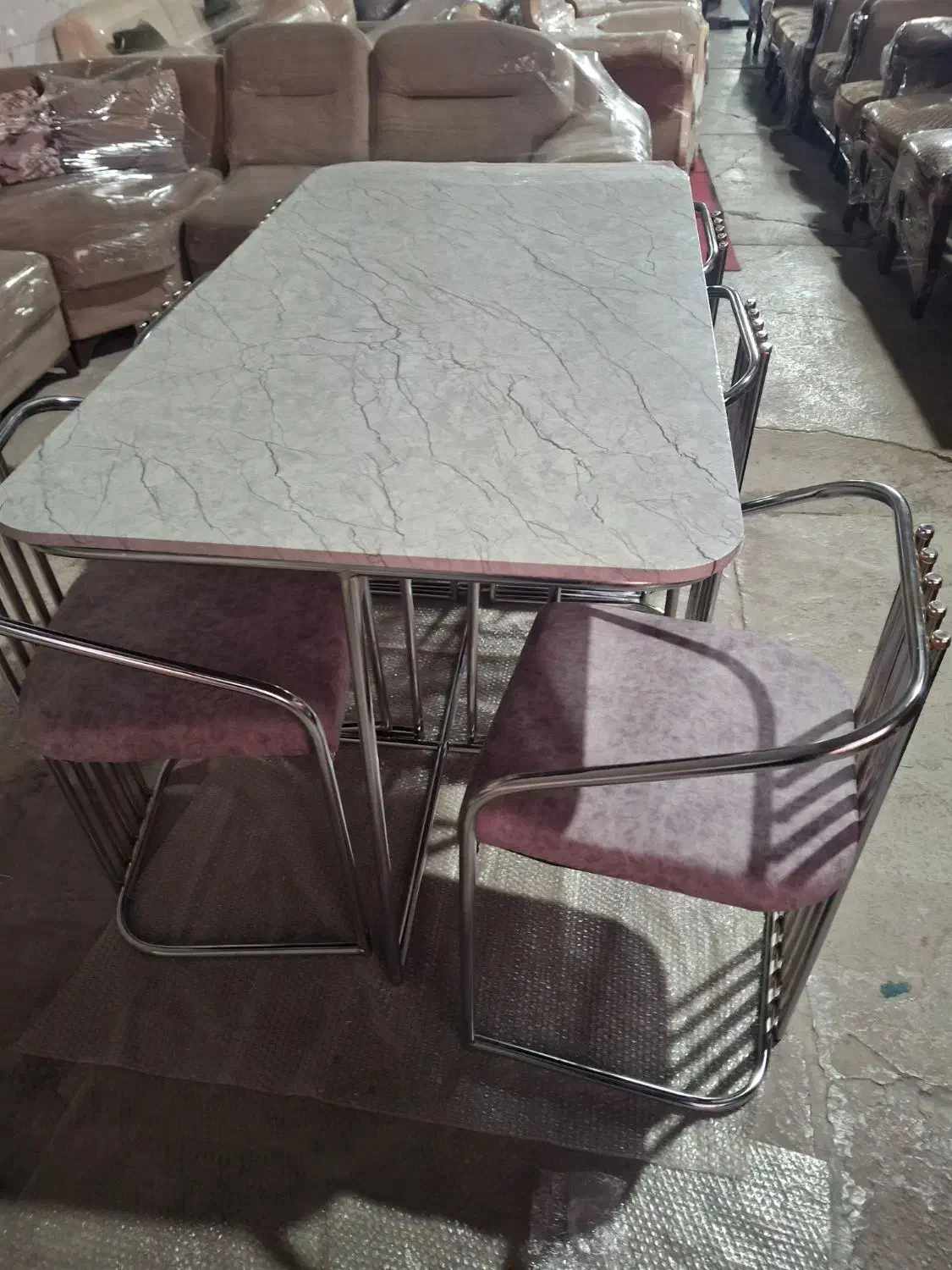 میز غذا خوری 6نفره در مبلمان عابدی|میز و صندلی غذاخوری|بندر گناوه, |دیوار