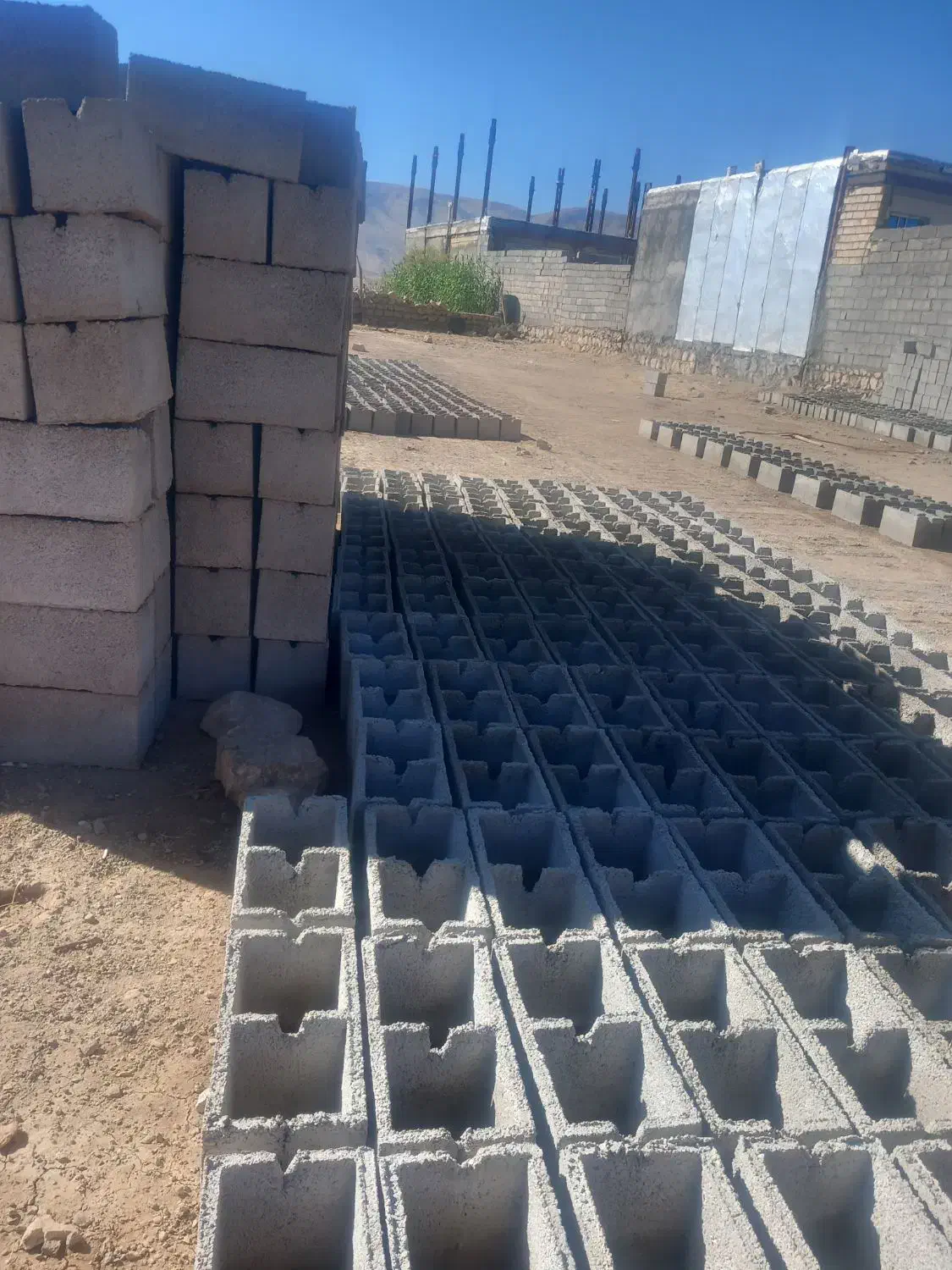 بلوک سیمانی رومیانی|مصالح و تجهیزات ساختمان|سوری, |دیوار