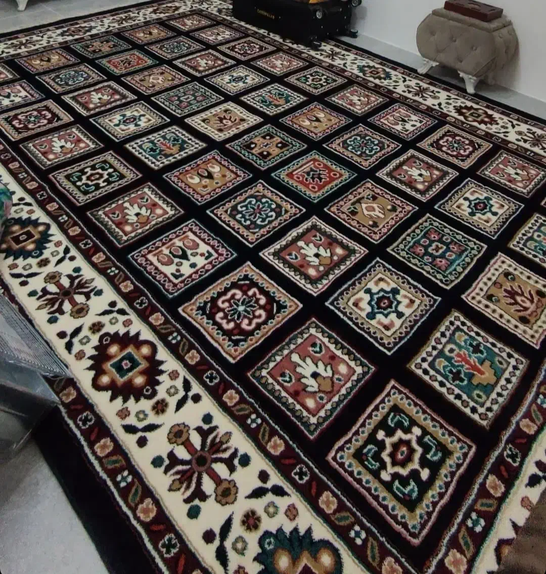 فرش ۹ متری طرح سنتی(گبه)|فرش|تربت جام, والفجر|دیوار