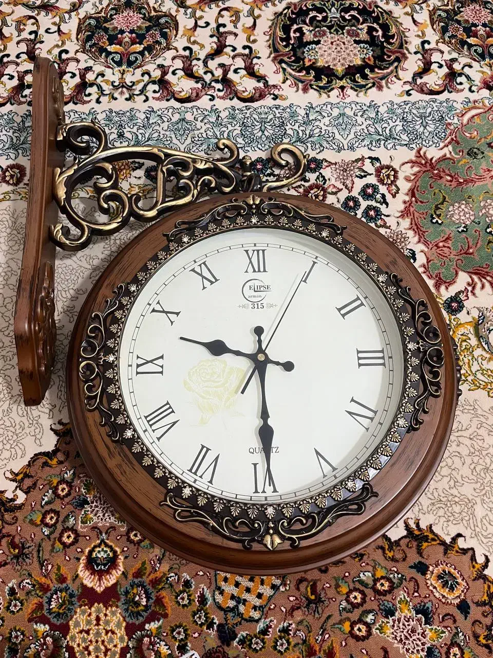 ساعت دو طرفه آویز دیواری ترکیه|ساعت دیواری و تزئینی|گنبد کاووس, |دیوار