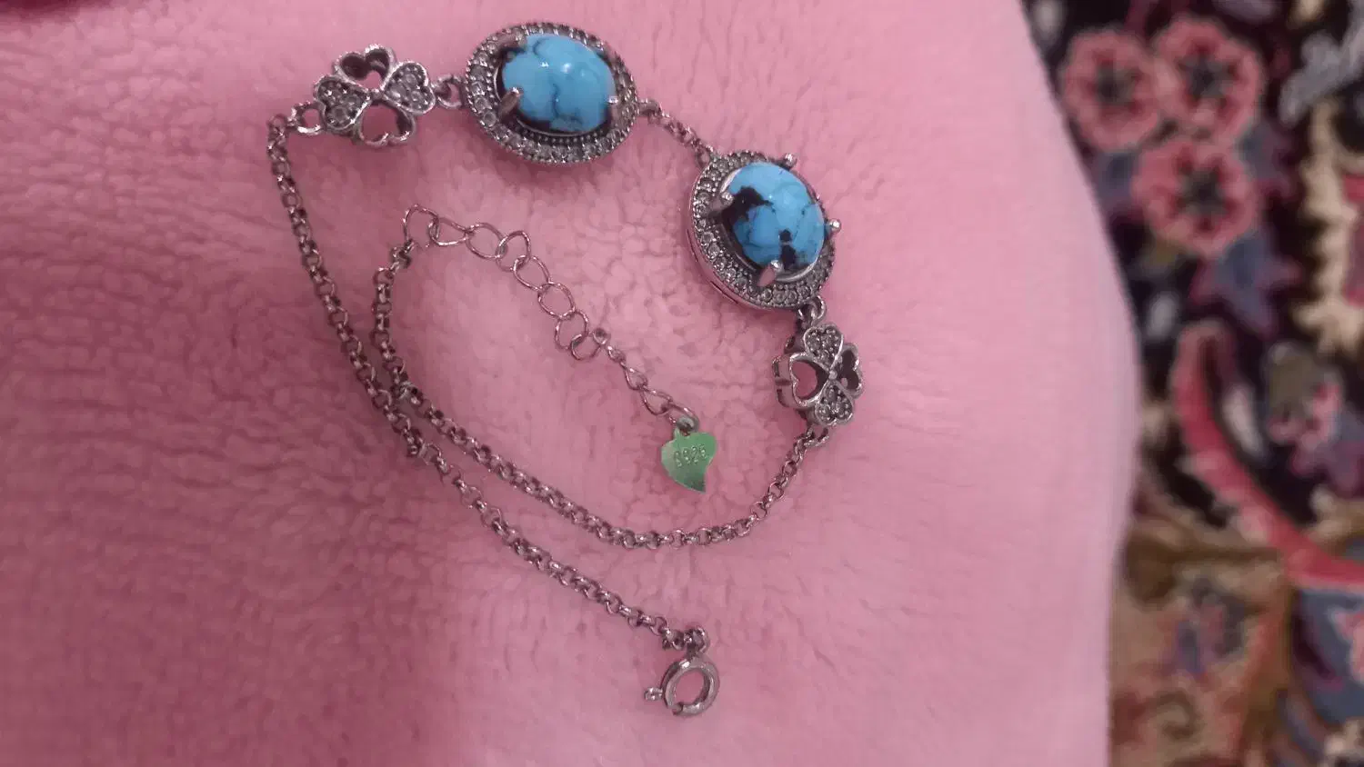 دستبندفیروزه اصل نو نقره|جواهرات|بندر ماهشهر, |دیوار