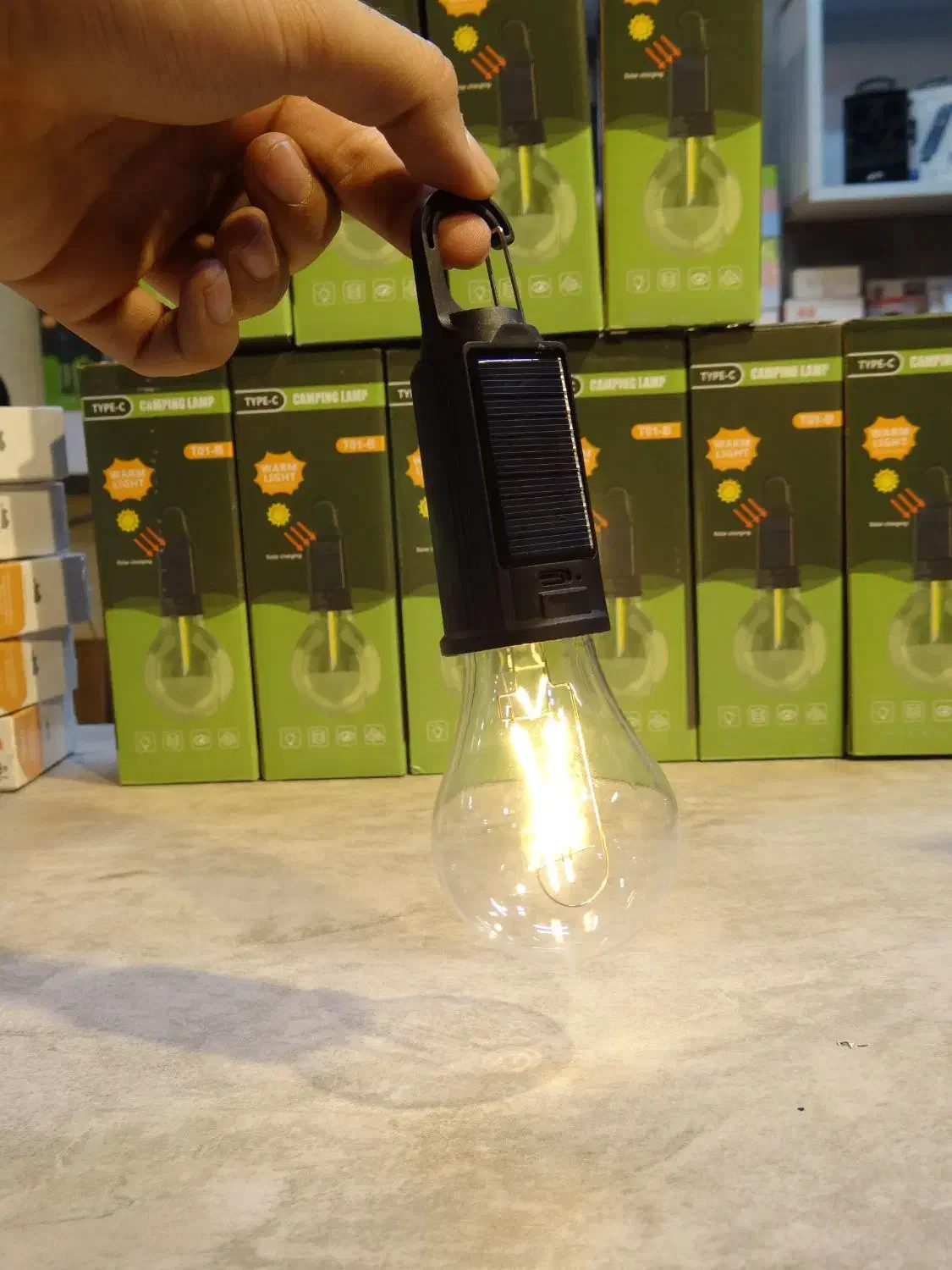 لامپ Led کمپینگ ضد ضربه خورشیدی|کوهنوردی و کمپینگ|شیراز, زرهی|دیوار