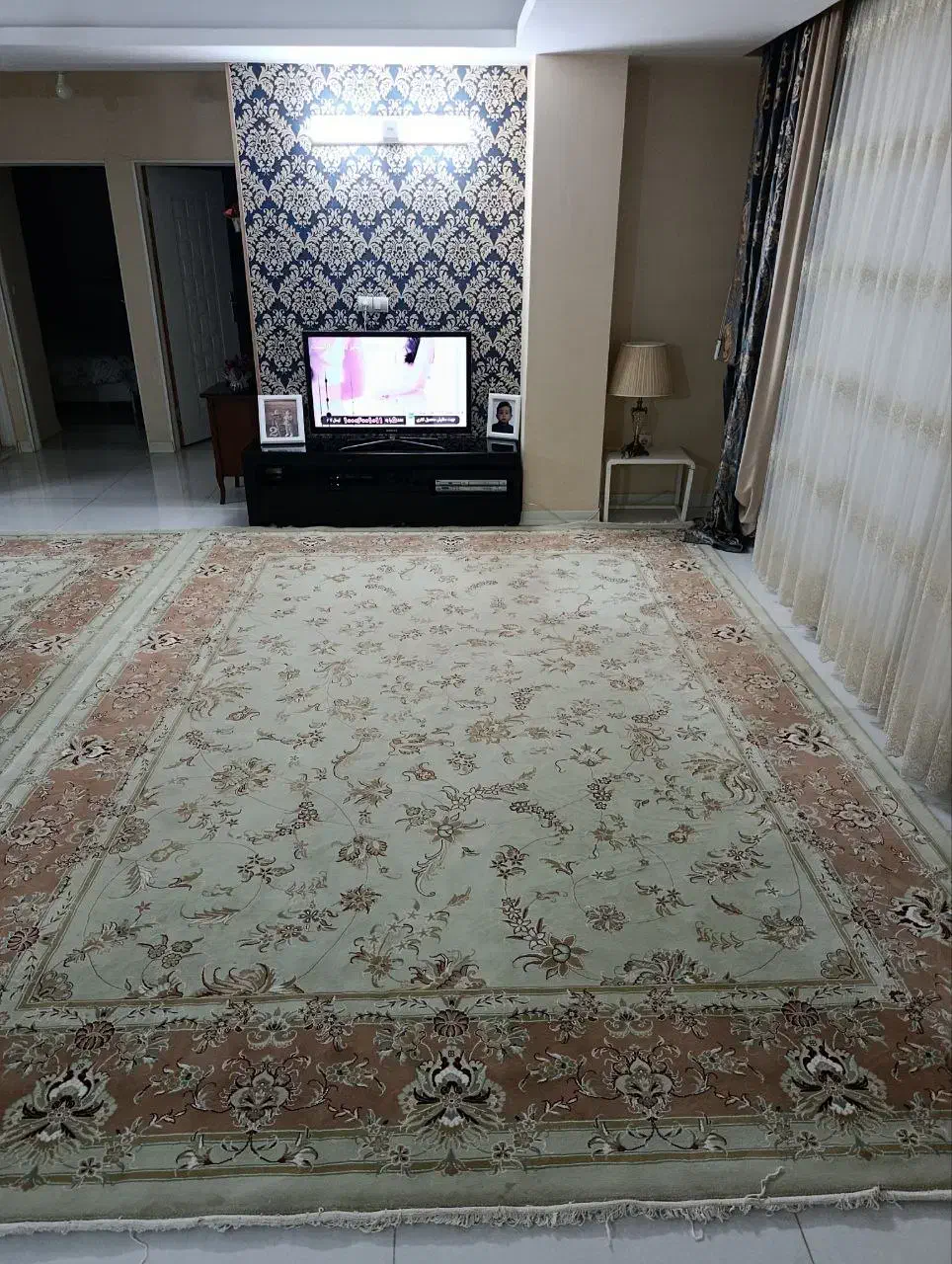 دوفرش جفت ۳در۴|فرش|بجنورد, |دیوار