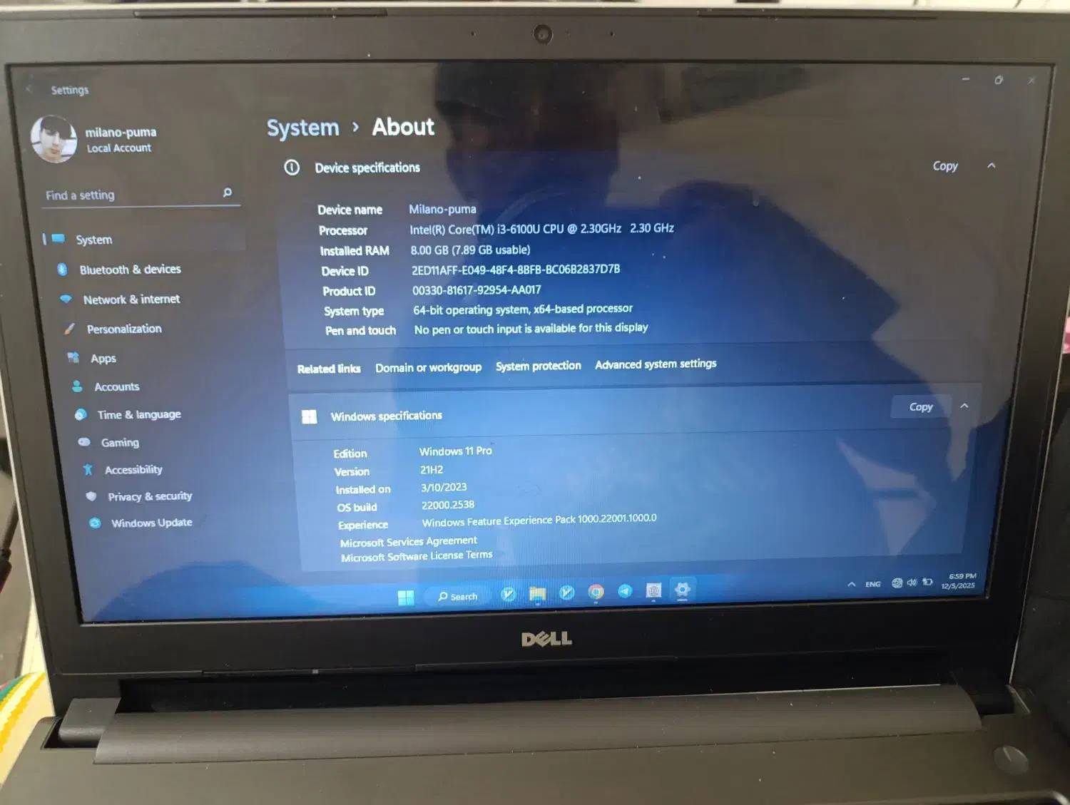 DELL CORI3|رایانه همراه|بیله سوار, |دیوار