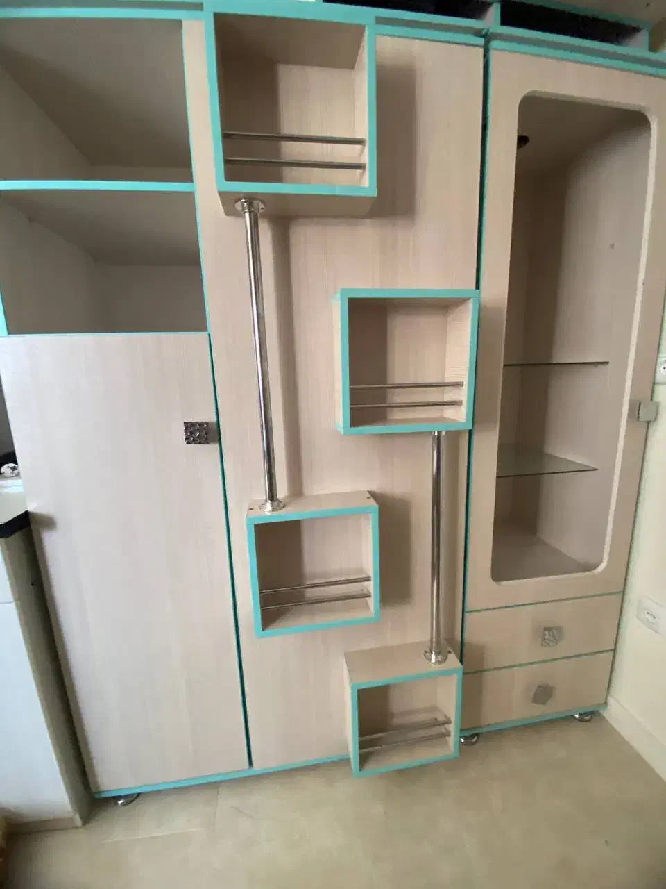 ست تخت و کمد (کودک و نوجوان)|تخت و سرویس خواب|ساوه, |دیوار