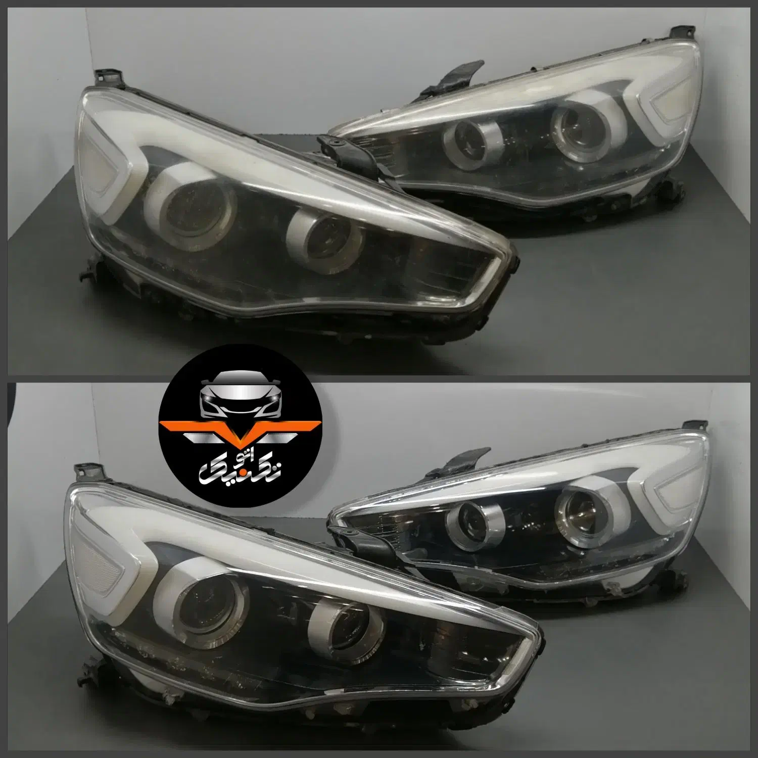 شفاف سازی چراغ خودرو اتوتکنیک|خدمات موتور و ماشین|یزد, |دیوار