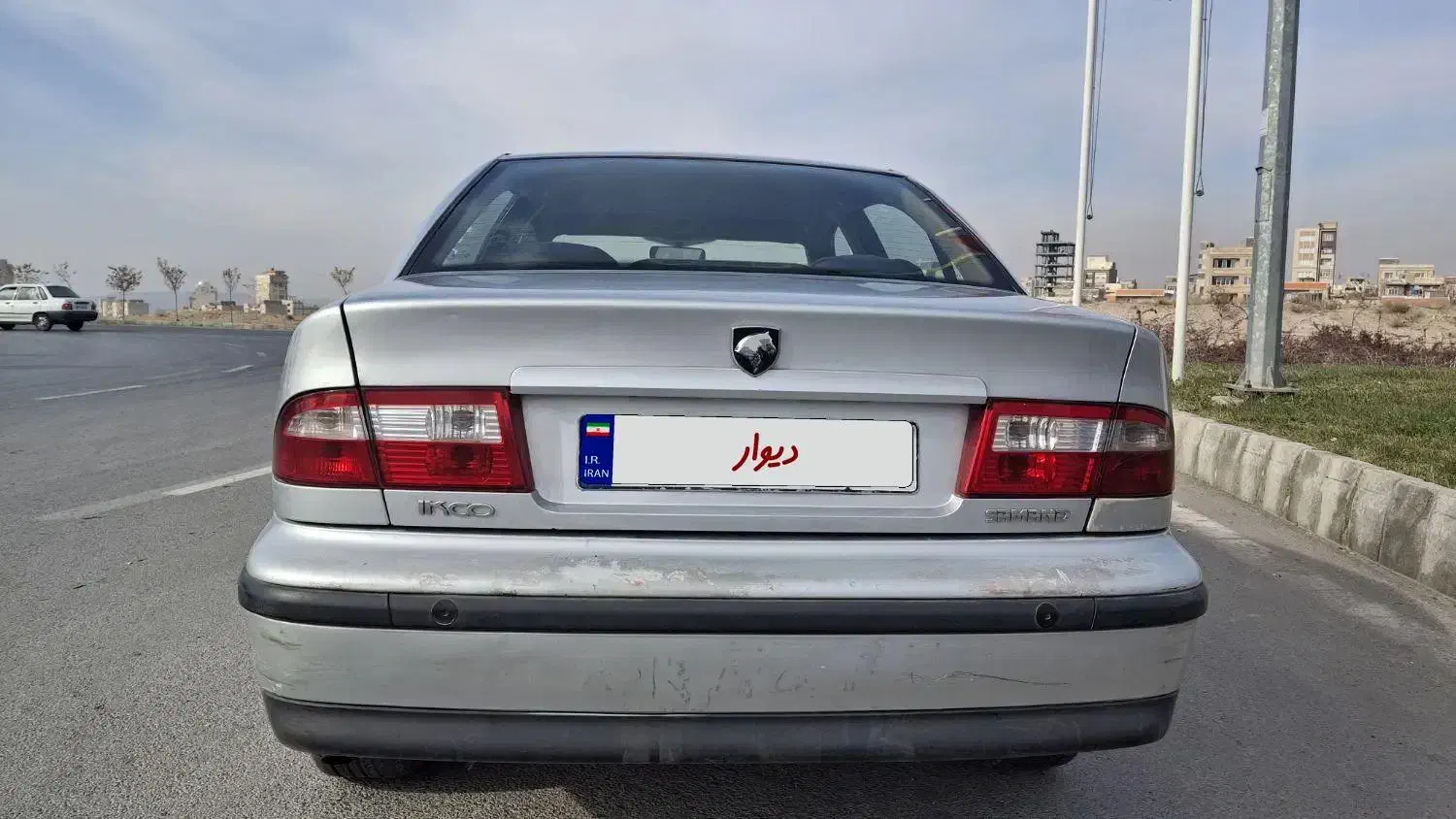 سمندنقره ایLX88 شاسی سالم بدون آفتاب سوختگی خاصا|خودرو سواری و وانت|مراغه, |دیوار