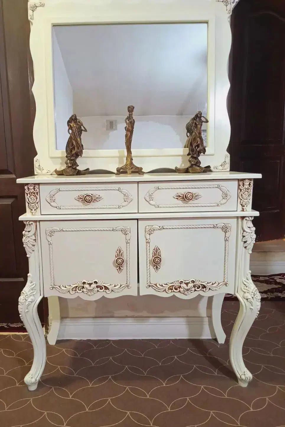 آینه کنسول|بوفه، ویترین، کنسول|رودهن, |دیوار