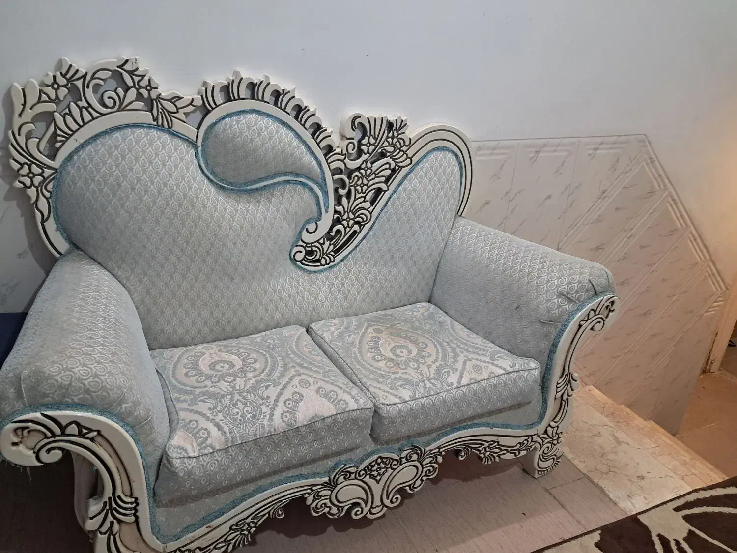 فروش مبلمان نیم سلطنتی ۷ نفره|مبلمان خانگی و میز عسلی|یزد, |دیوار