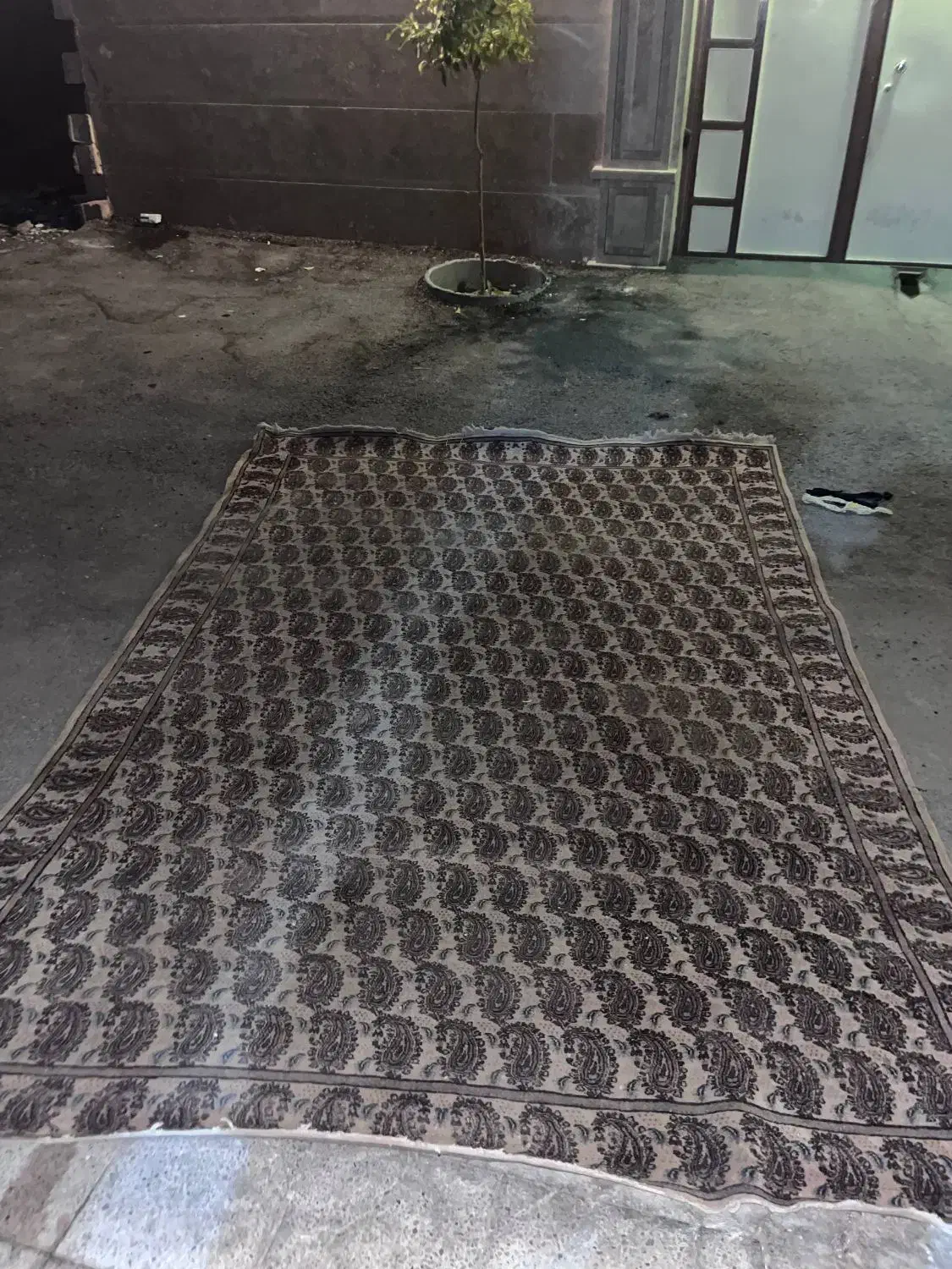 فرش دست بافت ابریشم|فرش|جهرم, |دیوار