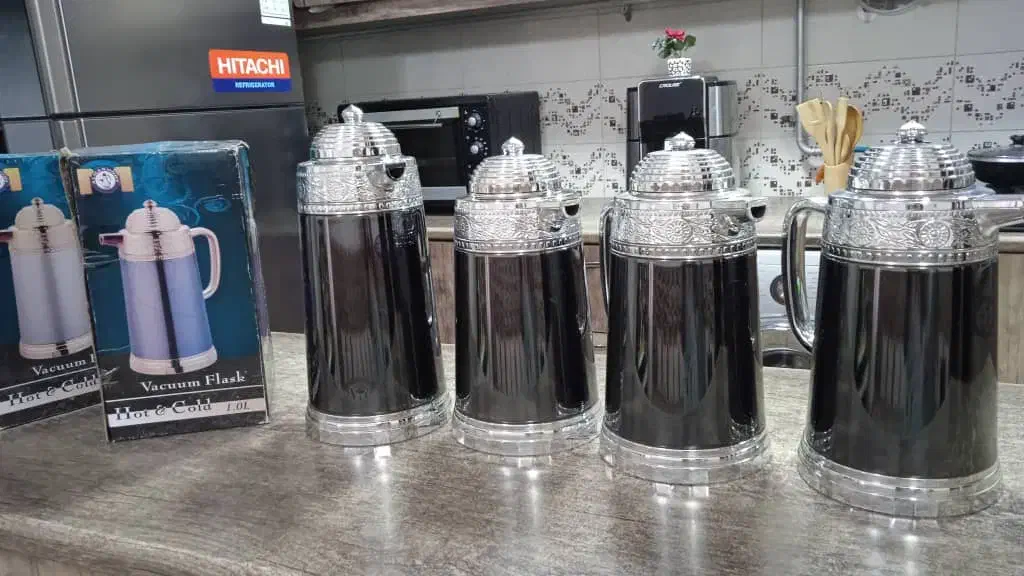 چهار عدد فلاکس در حد نو|قوری، کتری، قهوه‌ساز دستی|درگهان, |دیوار