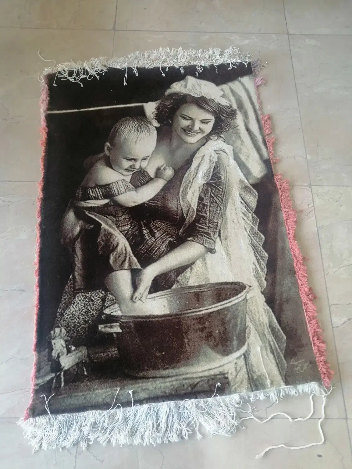 تابلو فرش دستباف تبریز مهر مادری|فرش|قم, بنیاد|دیوار