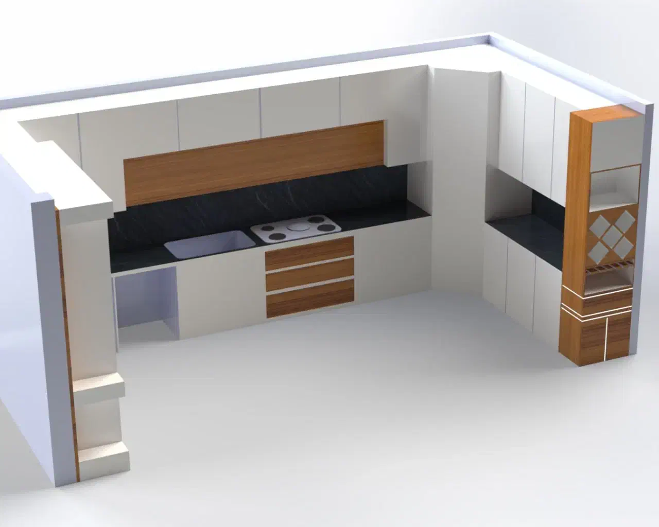 کابینت تی وی وال کمد دیواری|جاکفشی، کمد، دراور|خرمآباد, |دیوار