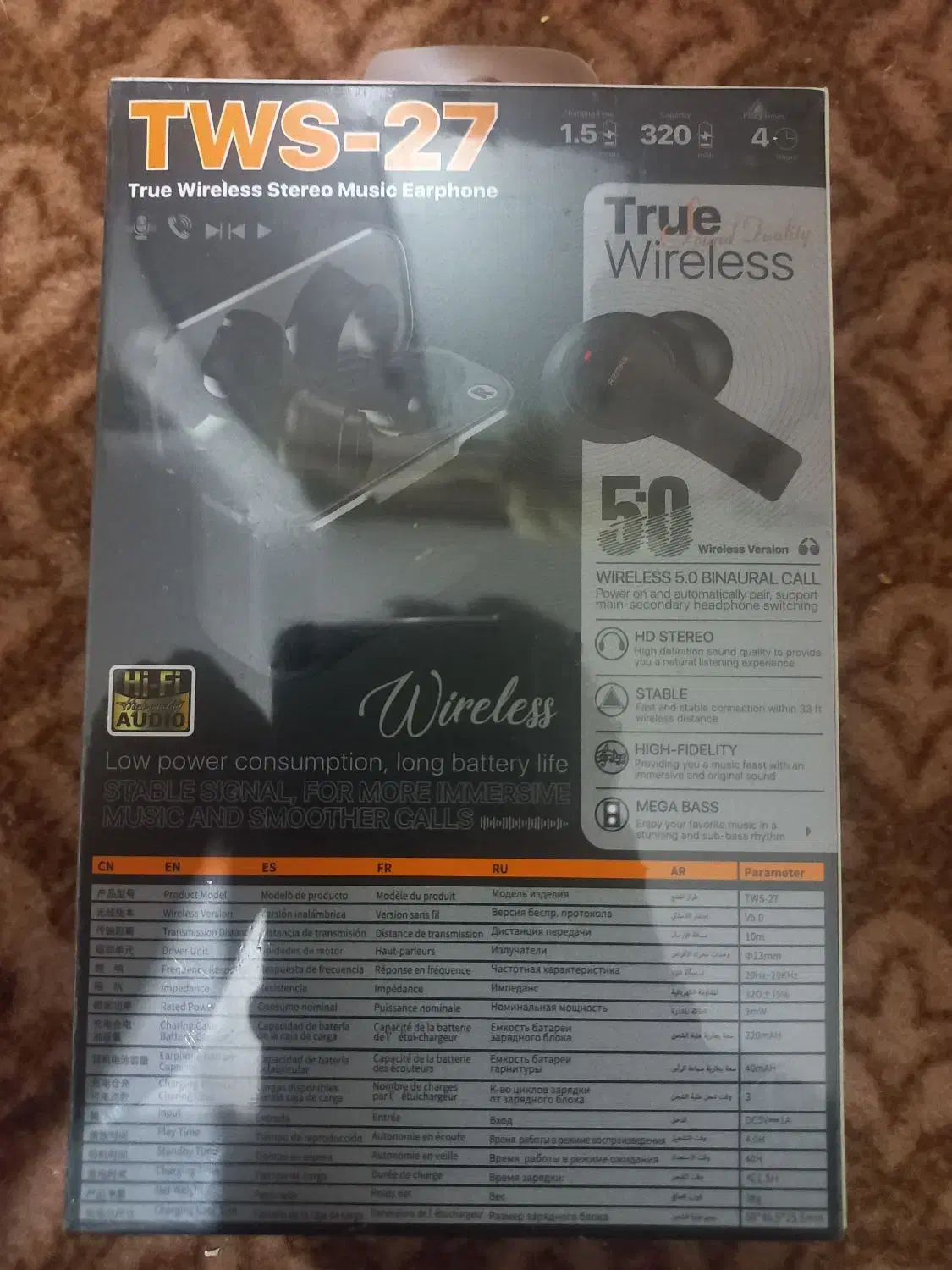 هندزفری بلوتوثی REMAX TWS-27|لوازم جانبی موبایل و تبلت|تهران, حکیمیه|دیوار