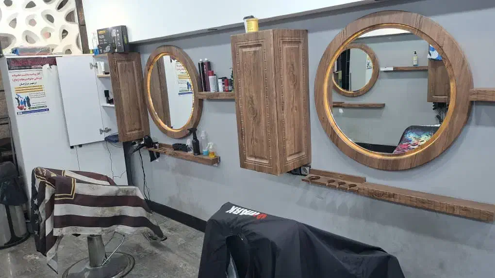 دکوراسیون آرایشگاه|آرایشگاه و سالنهای زیبایی|برازجان, |دیوار