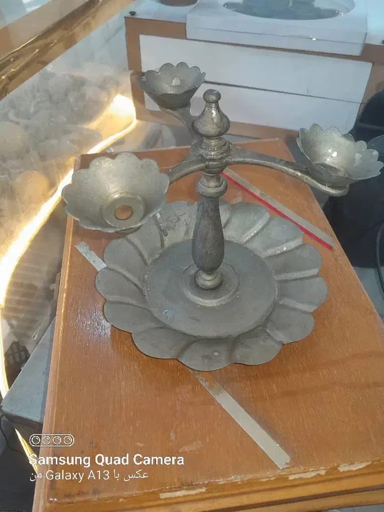 شمدان ۳ شاخه|کلکسیون اشیاء عتیقه|اهواز, کیانپارس |دیوار