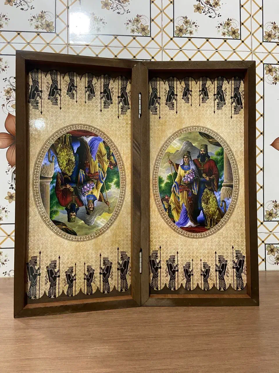 تخته نرد با کاور و  تاس و مهره|اسباب‌‌بازی|خرم‌آباد, |دیوار