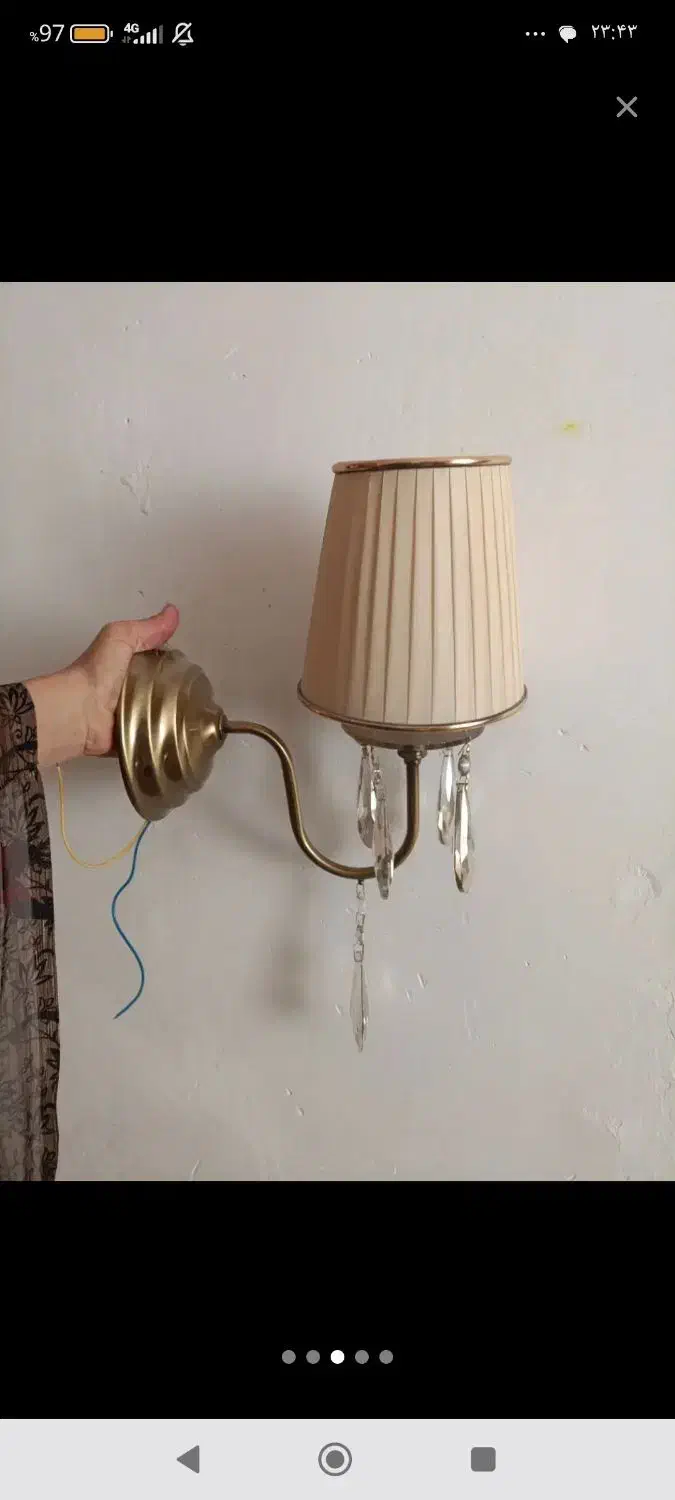 لوستر کریستالی|لوستر و چراغ آویز|کرمانشاه, |دیوار