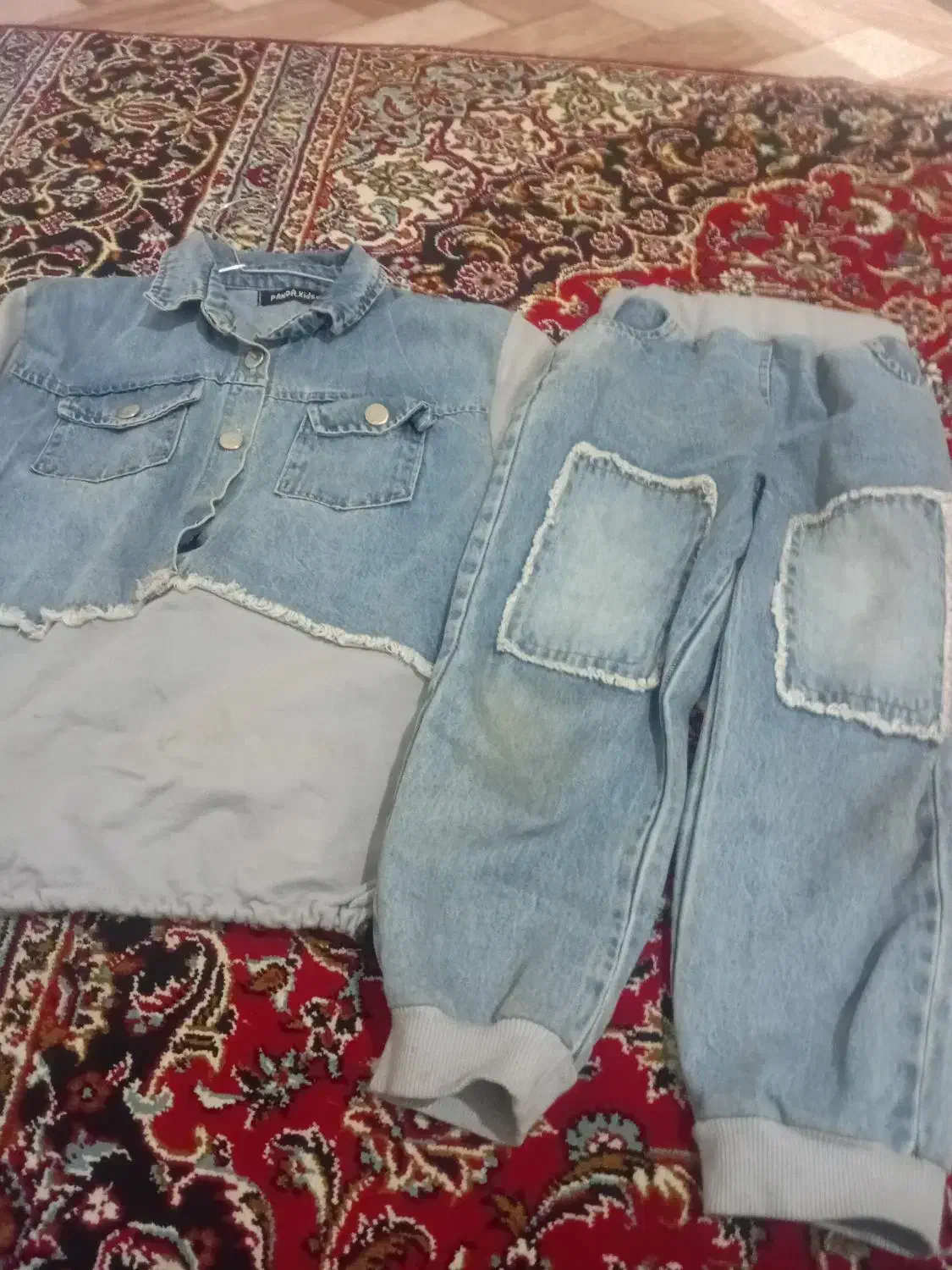 بلوزشلوارلی پاییزی|کفش و لباس بچه|خوی, |دیوار