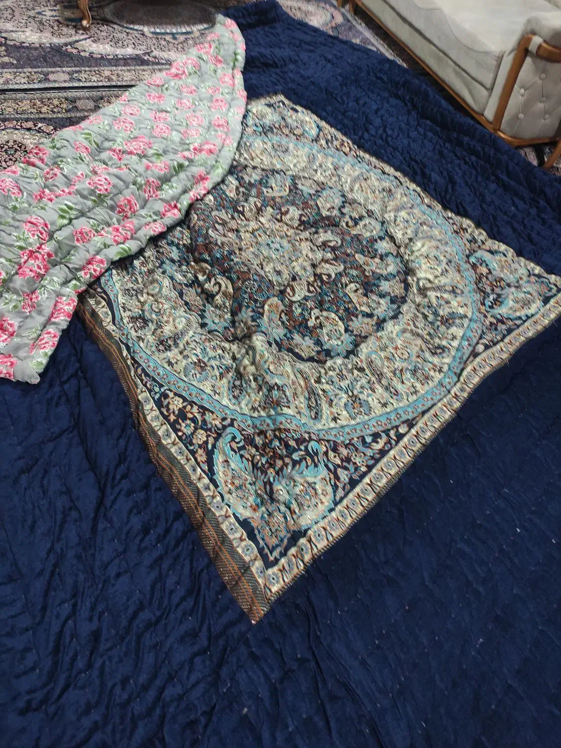 لحاف کرسی نو|رختخواب، بالش، پتو|ابهر, |دیوار