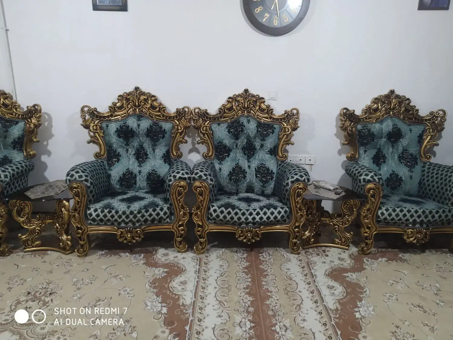 مبل سلطنتی تمیز|مبلمان خانگی و میز عسلی|ملایر, |دیوار