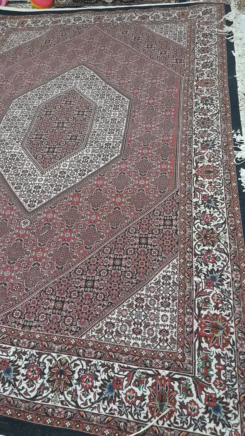 فرش دستبافت ۶متری ریزه ماهی نخش مرینوس|فرش|زنجان, |دیوار