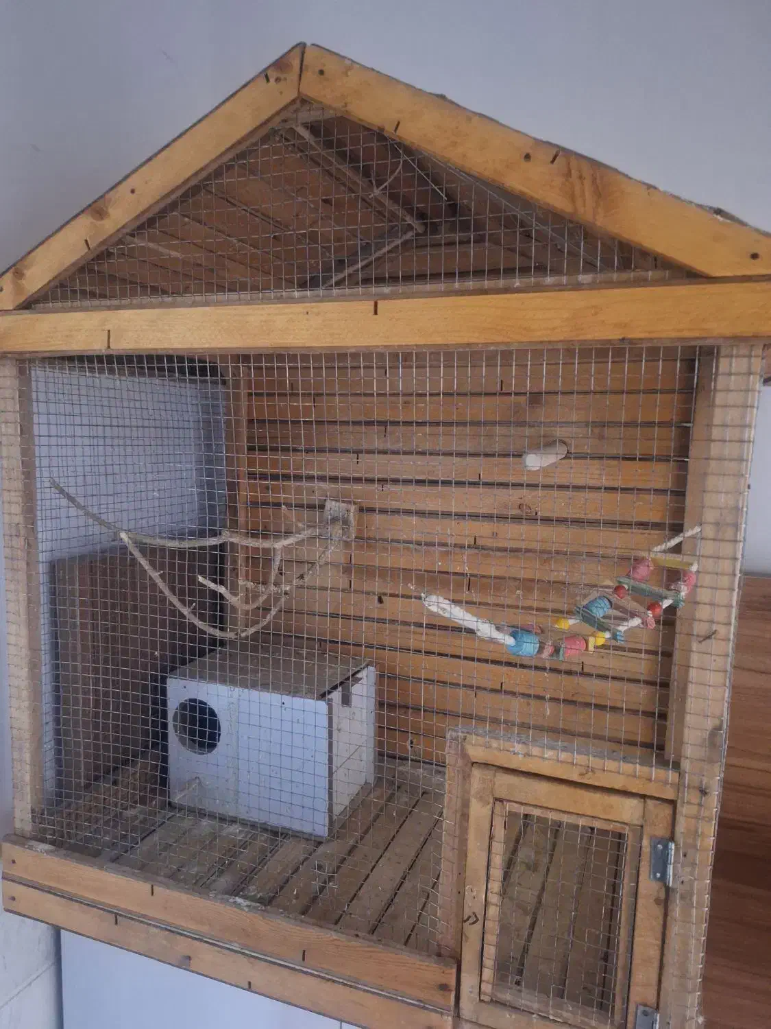 قفس چوبی عروس هلندی|لوازم جانبی حیوانات|اسلامشهر, شهرک سالور|دیوار