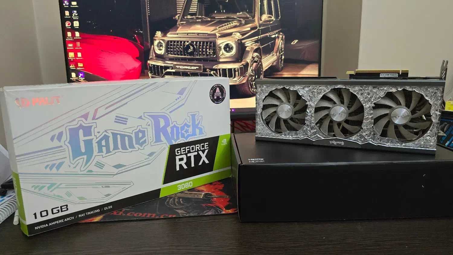 کارت گرافیک ۳۰۸۰ پلیت ۱۰ گیگ گیم راک|قطعات و لوازم جانبی رایانه|شیراز, معالی‌آباد|دیوار