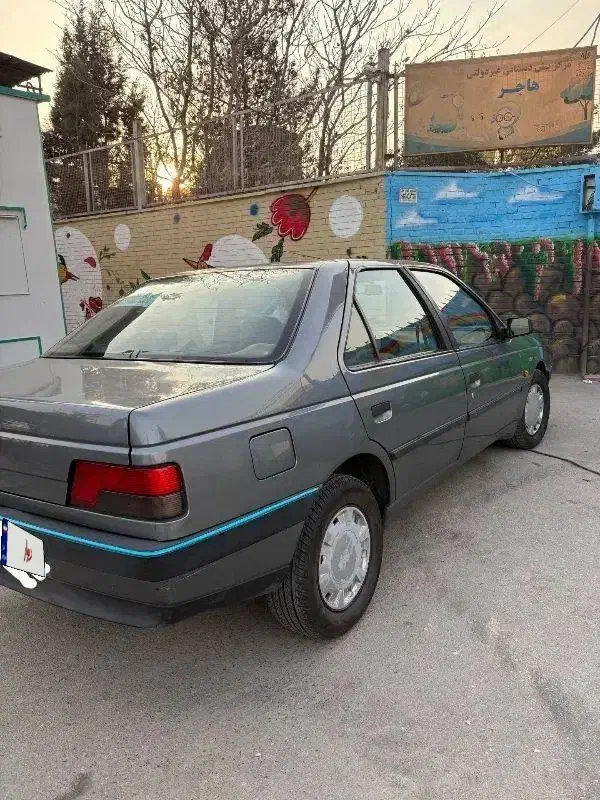 پژو خاکستری مدل ۹۱ دوگانه شرکتی|خودرو سواری و وانت|آفتاب, |دیوار