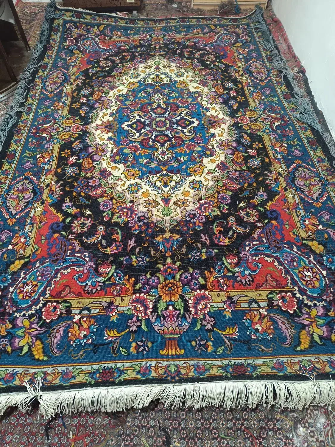 فرش هریس 6مترب سلاری یک جفت|فرش|ورزقان, |دیوار