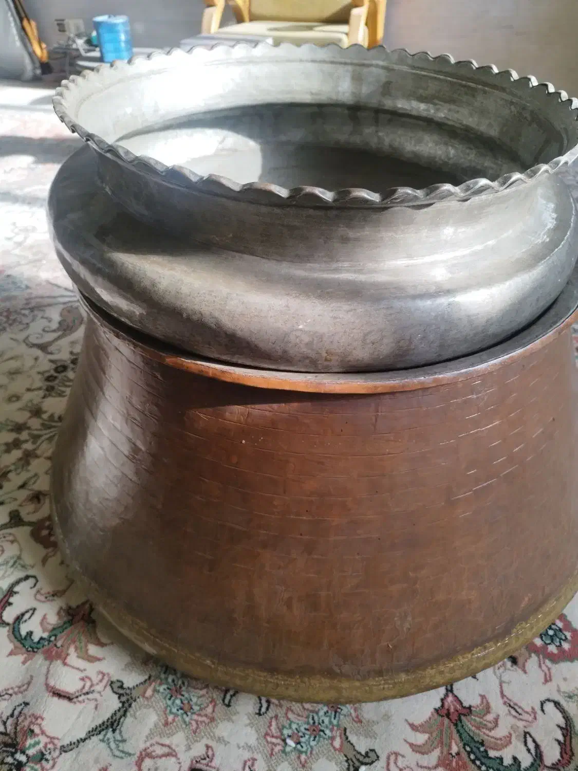 دیگ مسی ودرپوش عرق گیری|ظروف پخت‌وپز|نظرآباد, شهرک صنعتی سپهر|دیوار