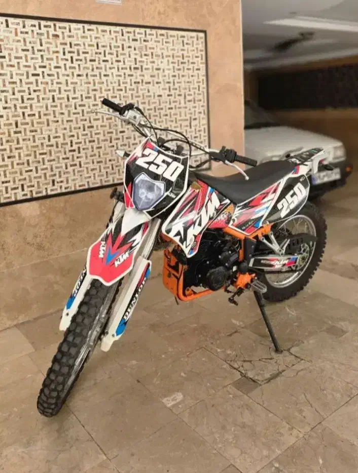 تریل فلات طرح KTM|موتورسیکلت|اسلامشهر, شهرک مهدیه|دیوار